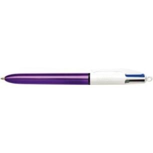 Achetez Stylo bille 4 couleurs shine violet 982876 BIC pas cher sur Ma Rentrée Scolaire