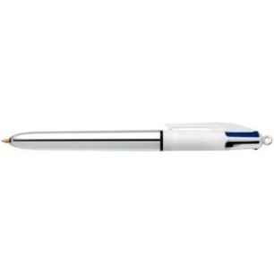 Achetez Stylo bille Bic 4 Colours Shine silver 982873 BIC pas cher sur Ma Rentrée Scolaire