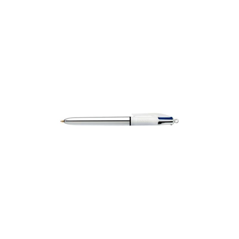 Achetez Stylo bille Bic 4 Colours Shine silver 982873 BIC pas cher sur Ma Rentrée Scolaire
