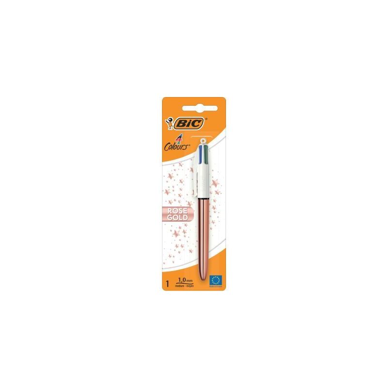Achetez Blister de 1 stylo 4 couleurs shine rose gold 999916 BIC pas cher sur Ma Rentrée Scolaire Achetez Blister de 1 stylo 4 couleurs shine rose gold 999916 BIC pas cher sur Ma Rentrée Scolaire