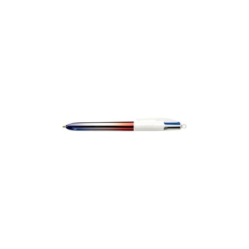 Achetez Stylo bille 4 couleurs gradient bleu blanc rouge 515529 BIC pas cher sur Ma Rentrée Scolair..