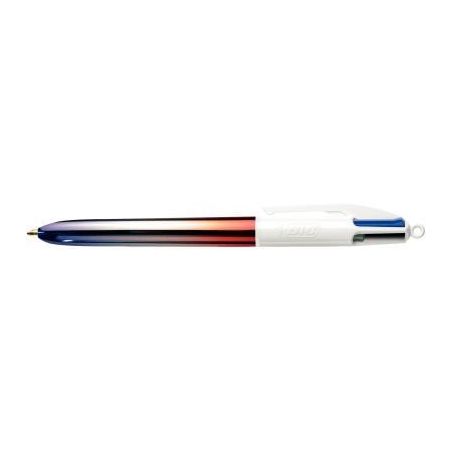 Achetez Stylo bille 4 couleurs gradient bleu blanc rouge 515529 BIC pas cher sur Ma Rentrée Scolair..