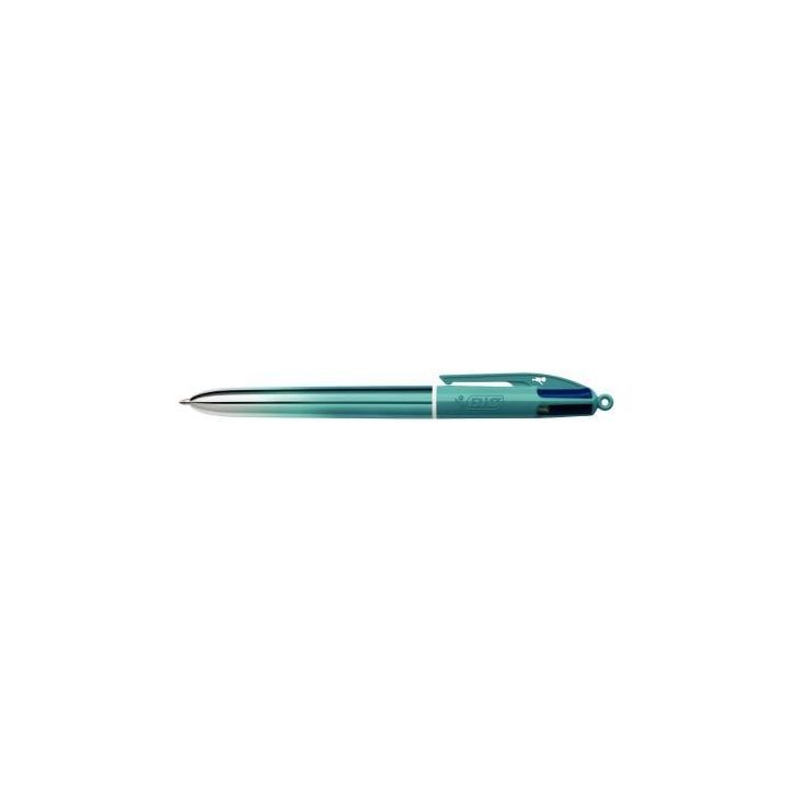Stylo 4 couleurs Smooth bleu vert 524092 BIC