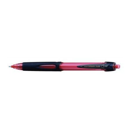 Achetez Stylo bille Powertank rétractable pointe moyenne rouge SN220 R UNIBALL pas cher sur Ma Rent..