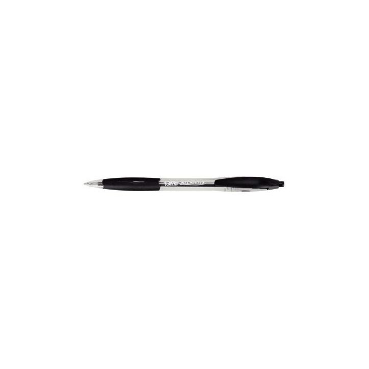 Boîte de 12 stylos Atlantis rétractable noirs 8871321 ATLANTIS BIC