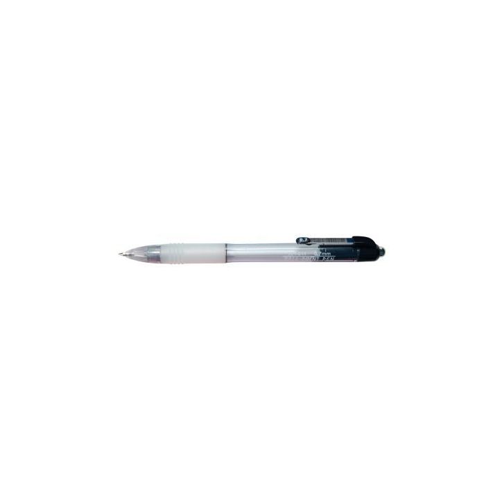 Stylo à  bille rétractable grip confort pointe moyenne encre noire