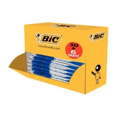 Achetez Pack de 36 stylos Atlantis bleus dont 6 gratuits 920286 BIC pas cher sur Ma Rentrée Scolair..