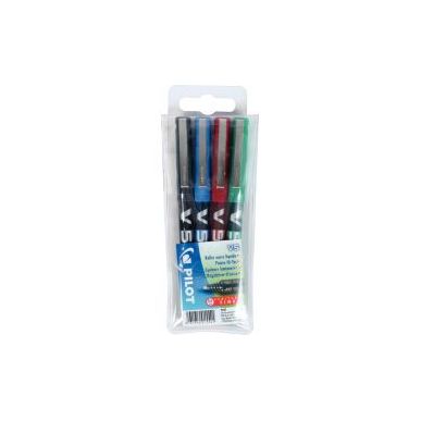 Achetez PILOT Pochette de 4 stylos feutre pointe tubulaire 0,5 mm encre liquide 4 couleurs HI-TECPOI..