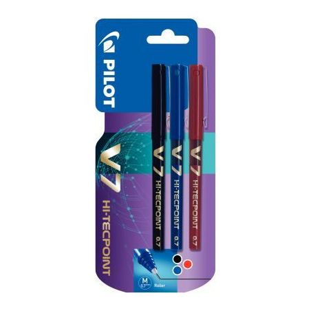 Achetez Blister de 3 Rollers V7 assortis 3131910210061 V7 PILOT pas cher sur Ma Rentrée Scolaire