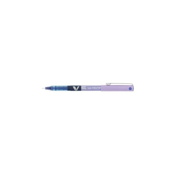 PILOT Stylo Roller pointe tubulaire 0,5 mm encre liquide Violet HI-TECPOINT BX-V5