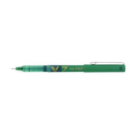 Achetez PILOT Stylo Roller pointe tubulaire 0,7 mm encre liquide Verte HI-TECPOINT BX-V7 pas cher su..