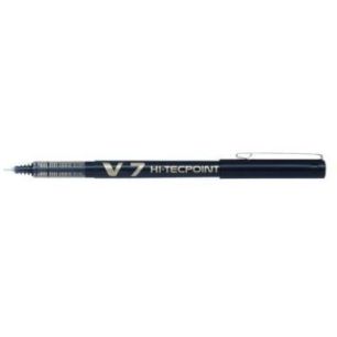 Achetez PILOT Stylo Roller pointe tubulaire 0,7 mm encre liquide Noire HI-TECPOINT BX-V7 pas cher su..