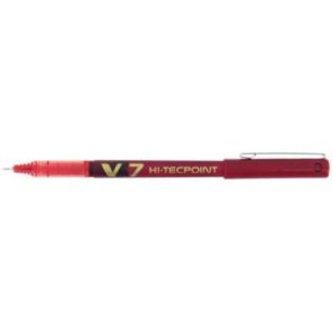 Achetez PILOT Stylo Roller pointe tubulaire 0,7 mm encre liquide Rouge HI-TECPOINT BX-V7 pas cher su..