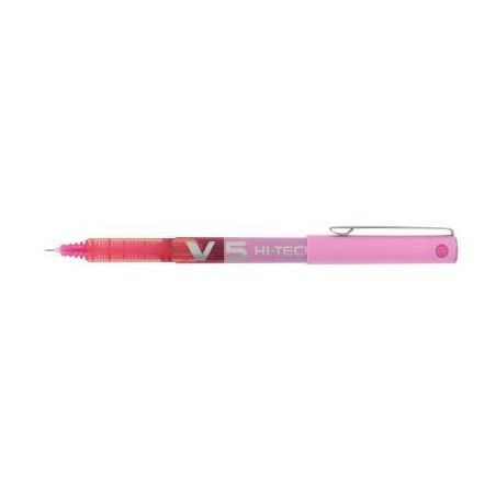 Achetez PILOT Stylo Roller pointe tubulaire 0,5 mm encre liquide Rose HI-TECPOINT BX-V5 pas cher sur..
