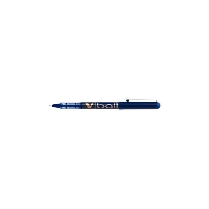 PILOT Stylo Roller pointe métal 1,0 mm encre liquide Bleu V-BALL 1,0