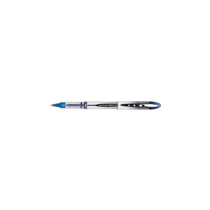 Roller encre liquide à pigmentation Uniball Vision Elite 0.8mm bleu UB200 B UNIBALL