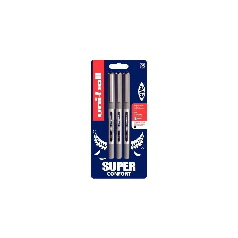 Achetez Blister de 3 rollers Eye noir UB157X3 PF N UNIBALL pas cher sur Ma Rentrée Scolaire Achetez Blister de 3 rollers Eye noir UB157X3 PF N UNIBALL pas cher sur Ma Rentrée Scolaire