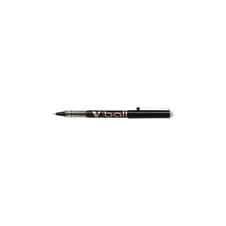 PILOT Stylo Roller pointe métal 1,0 mm encre liquide Noire V-BALL 1,0