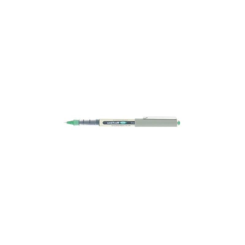 Achetez UNI-BALL Stylo Roller pointe métal fine encre liquide Verte UNI-BALL EYE UB 157 pas cher su..