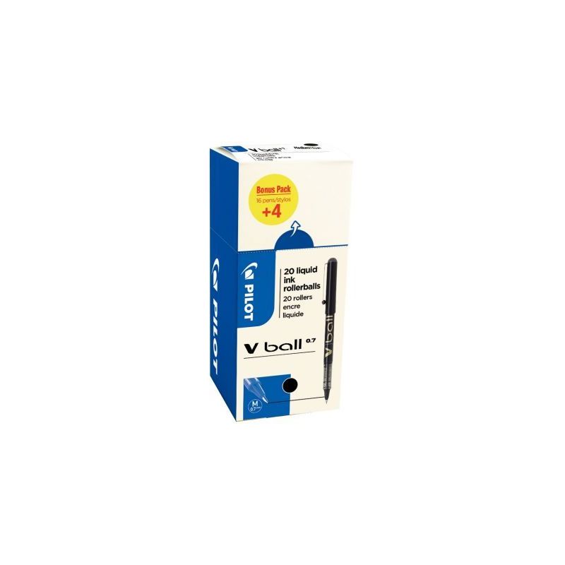 Achetez Ecopack 20 rollers VBall 7 noir dont 4 offerts 3131910520016 PILOT pas cher sur Ma Rentrée .. Achetez Ecopack 20 rollers VBall 7 noir dont 4 offerts 3131910520016 PILOT pas cher sur Ma Rentrée ..