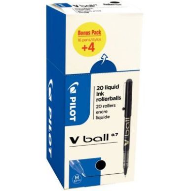 Achetez Ecopack 20 rollers VBall 7 noir dont 4 offerts 3131910520016 PILOT pas cher sur Ma Rentrée ..
