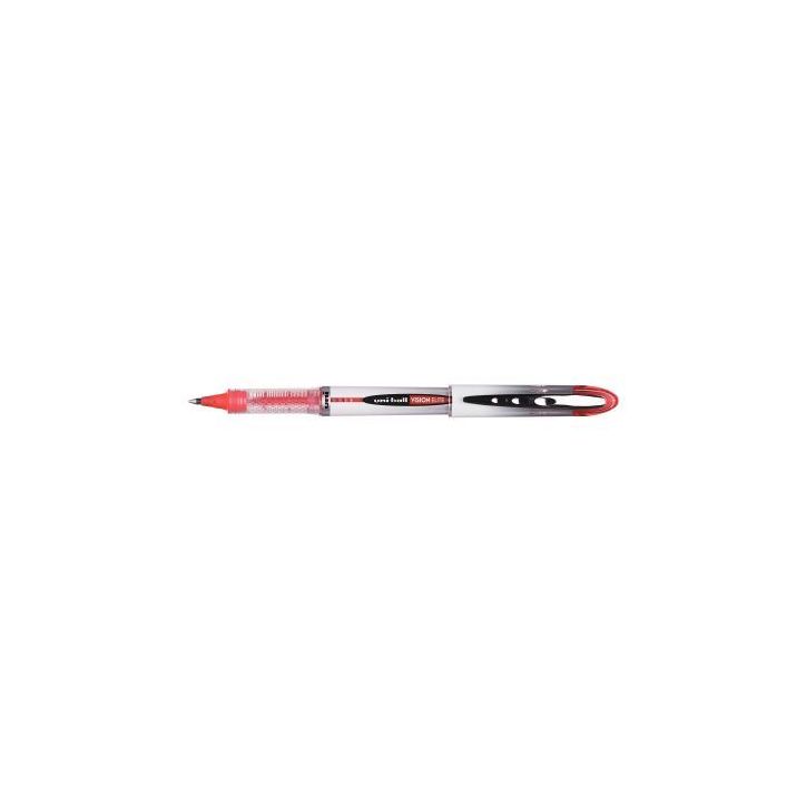 Roller encre liquide à pigmentation Uniball Vision Elite 0.8mm rouge UB200 R UNIBALL