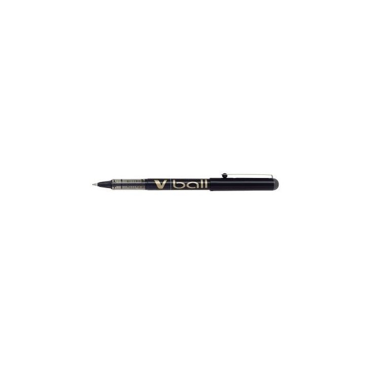PILOT Stylo Roller pointe métal 0,7 mm encre liquide Noire V-BALL 07