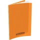 Piqûre 96 pages 21x29,7 cm, seyès 90g couverture polypropylène orange 100105478 HAMELIN