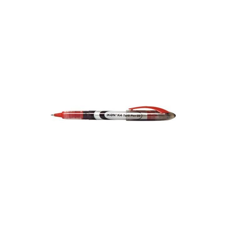 Roller encre liquide 0,7mm rouge K4-02