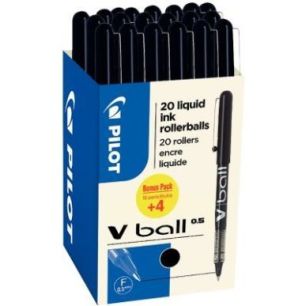 Achetez Ecopack 16 rollers VBall 5 noir + 4 offerts 3131910519997 PILOT pas cher sur Ma Rentrée Sco..