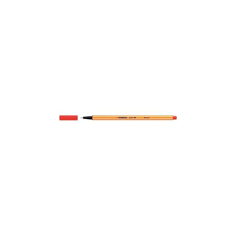 Achetez STABILO point 88 stylo-feutre pointe fine (0,4 mm) - Rouge pas cher sur Ma Rentrée Scolaire