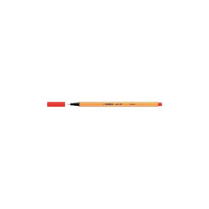 STABILO point 88 stylo-feutre pointe fine (0,4 mm) - Rouge