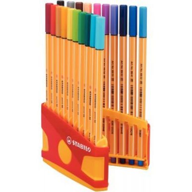 Achetez STABILO point 88 stylo-feutre pointe fine (0,4 mm) - ColorParade de 20 stylo-feutres - Color..