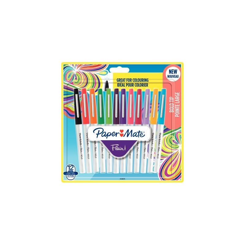 Achetez PAPERMATE Blister de 12 feutres Flair Bold assortis pas cher sur Ma Rentrée Scolaire Achetez PAPERMATE Blister de 12 feutres Flair Bold assortis pas cher sur Ma Rentrée Scolaire
