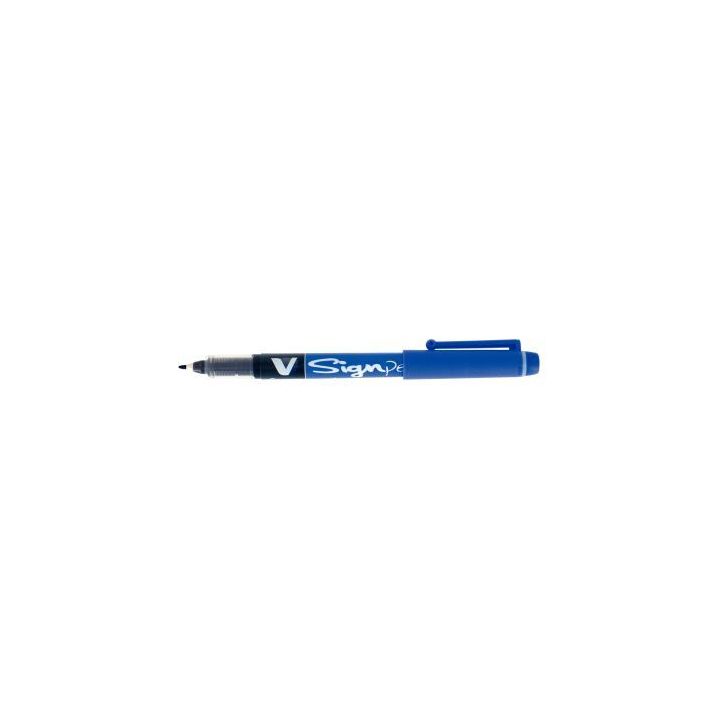 Boîte de 12 feutres Vsign Pen bleus 132010.1 PILOT