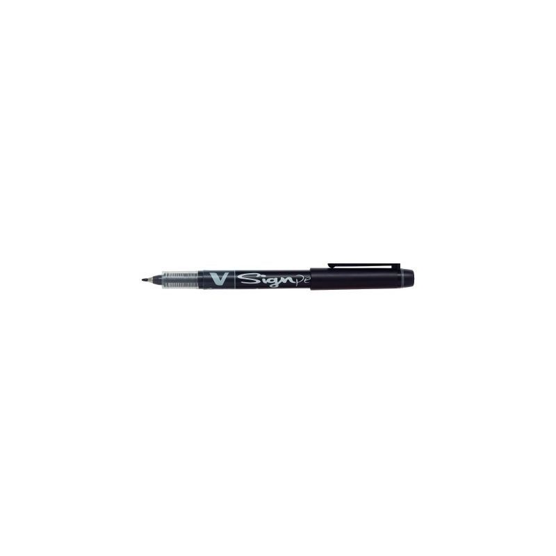 Achetez PILOT Stylo-feutre pointe en nylon largeur de trait 0,6 mm encre liquide Noire V-SIGN PEN pa..