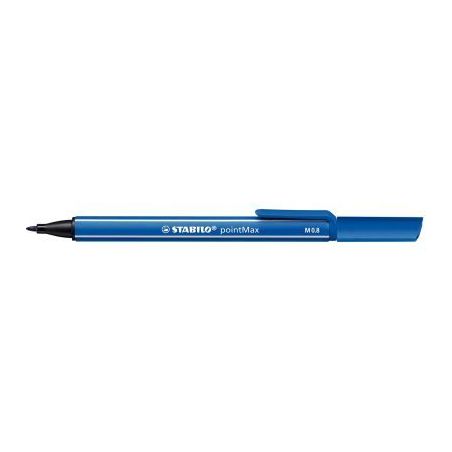 Achetez STABILO pointMax stylo-feutre pointe moyenne (0,8 mm) - Bleu pas cher sur Ma Rentrée Scolai..