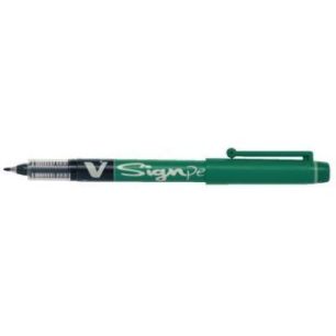 Achetez PILOT Stylo-feutre pointe en nylon largeur de trait 0,6 mm encre liquide Verte V-SIGN PEN pa..