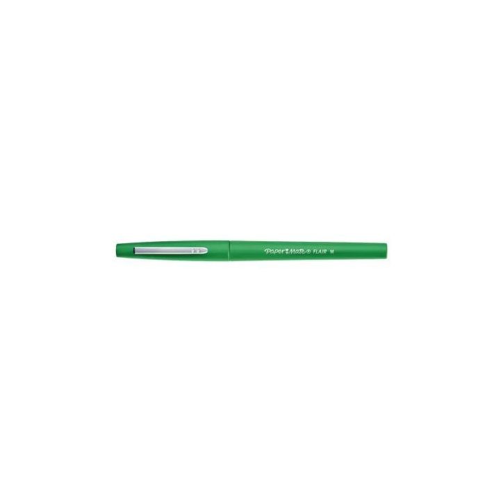 PAPERMATE Stylo feutre Flair Original, pointe M Trait 0,7 mm Vert