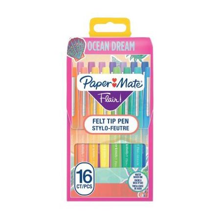 Achetez Pochette de 16 feutres Flair Océan Dream 2217720 FLAIR PAPER MATE pas cher sur Ma Rentrée ..