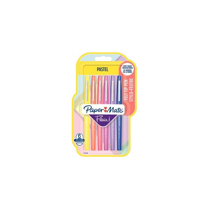 Achetez PAPERMATE Blister de 6 feutres Flair Metallic Pastel assortis pas cher sur Ma Rentrée Scola.. Achetez PAPERMATE Blister de 6 feutres Flair Metallic Pastel assortis pas cher sur Ma Rentrée Scola..