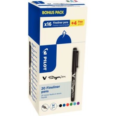 Achetez Ecopack de 16+4 feutres VSign assortis 3131910424826 PILOT pas cher sur Ma Rentrée Scolaire