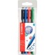 STABILO pointMax stylo-feutre pointe moyenne - Pochette de 4 stylos-feutres - Noir/Bleu/Rouge/Vert