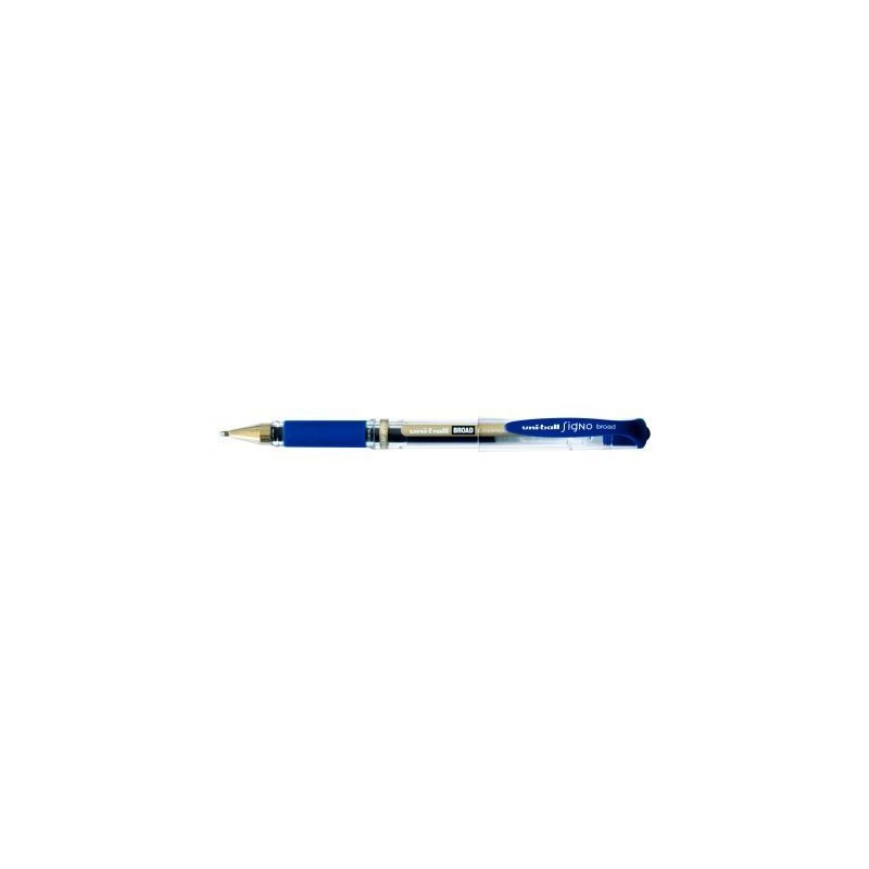 Achetez UNI-BALL Stylo bille pointe large encre gel Bleu SIGNO BROAD, corps avec grip +capuchon UNI-.. Achetez UNI-BALL Stylo bille pointe large encre gel Bleu SIGNO BROAD, corps avec grip +capuchon UNI-..