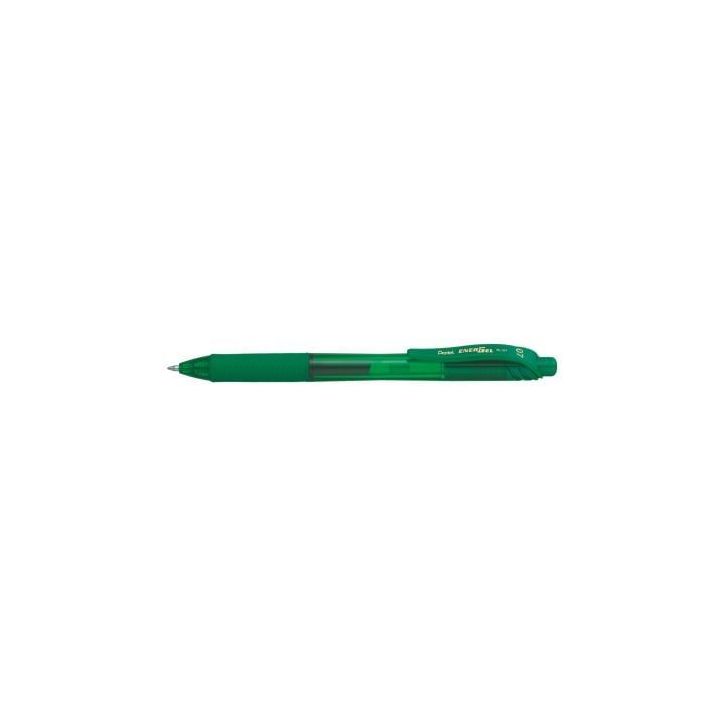 Roller Energel BL107 pointe 0,7mm rétractable vert BL107-DX PENTEL