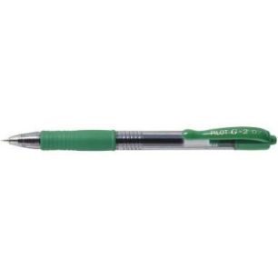 Achetez PILOT Stylo bille pointe moyenne rétractable encre gel Verte corps plastique avec grip caou..