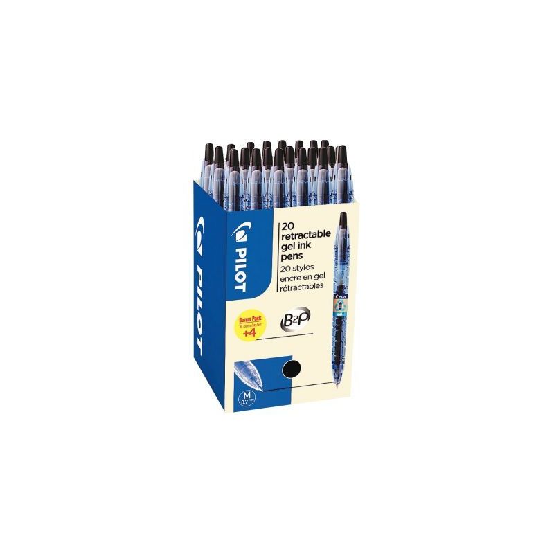 Achetez Ecopack 20 stylos gel B2P noirs dont 4 offerts 3131910520030 PILOT pas cher sur Ma Rentrée .. Achetez Ecopack 20 stylos gel B2P noirs dont 4 offerts 3131910520030 PILOT pas cher sur Ma Rentrée ..