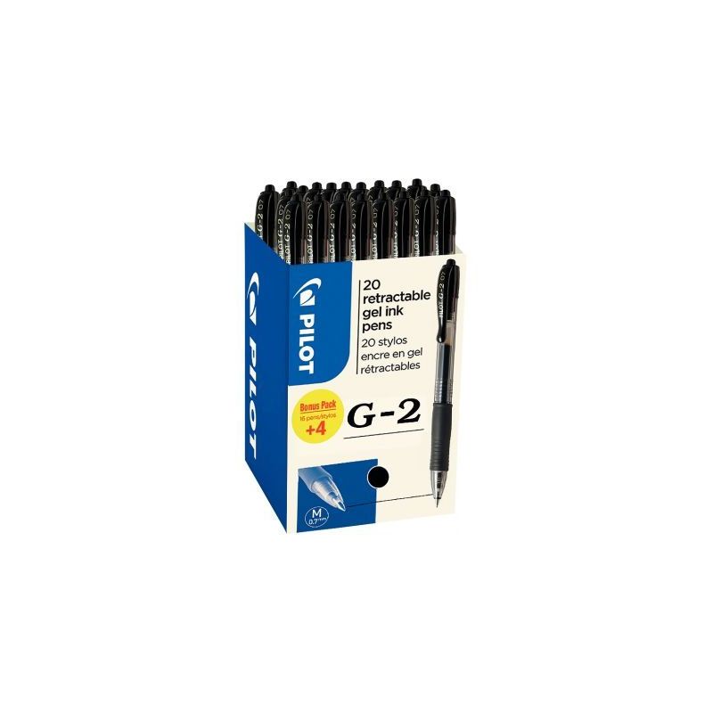 Achetez Ecopack 20 stylos G2 noirs dont 4 offerts 3131910516460 PILOT pas cher sur Ma Rentrée Scola.. Achetez Ecopack 20 stylos G2 noirs dont 4 offerts 3131910516460 PILOT pas cher sur Ma Rentrée Scola..