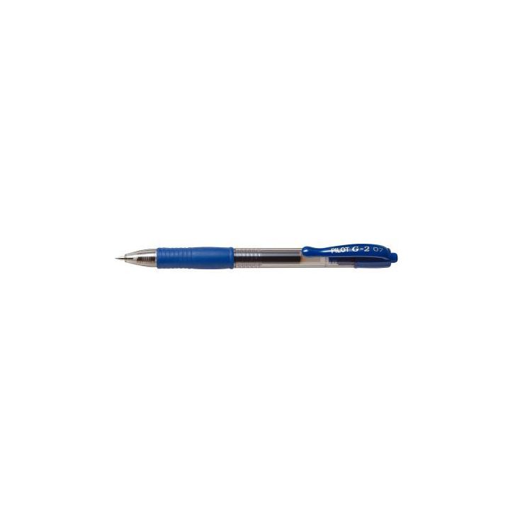 Boîte de 12 rollers gel G2 bleus 2427202 G-2 PILOT