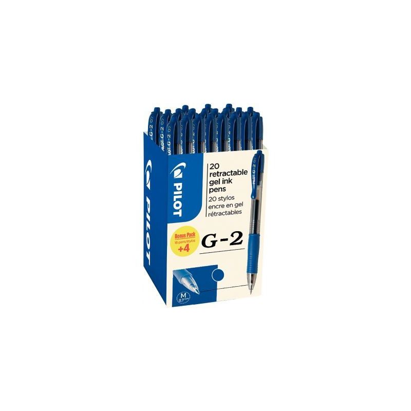 Achetez Ecopack 20 stylos G2 bleu dont 4 offerts 3131910516477 PILOT pas cher sur Ma Rentrée Scolai.. Achetez Ecopack 20 stylos G2 bleu dont 4 offerts 3131910516477 PILOT pas cher sur Ma Rentrée Scolai..